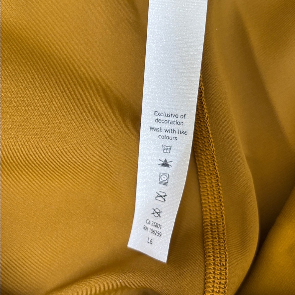 Lululemon Wunder Under Train High Rise 25” Leggings Gold Spice Workout Womens 14 - Picture 7 of 16